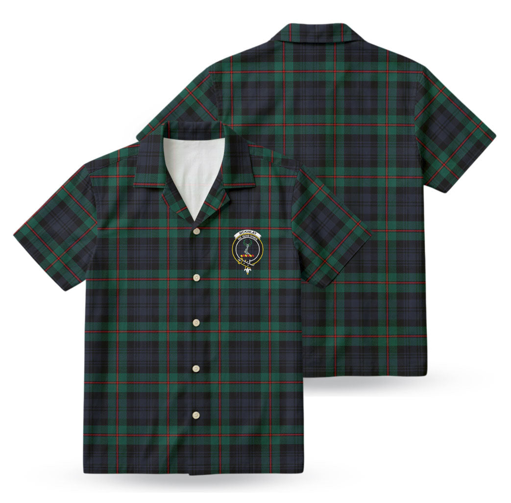 McKinlay Modern Tartan Crest Hawaiian Shirt