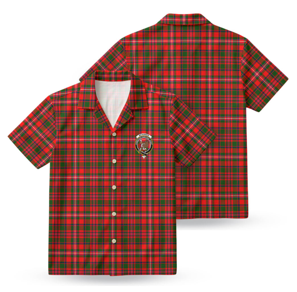 McKinnon Modern Tartan Crest Hawaiian Shirt