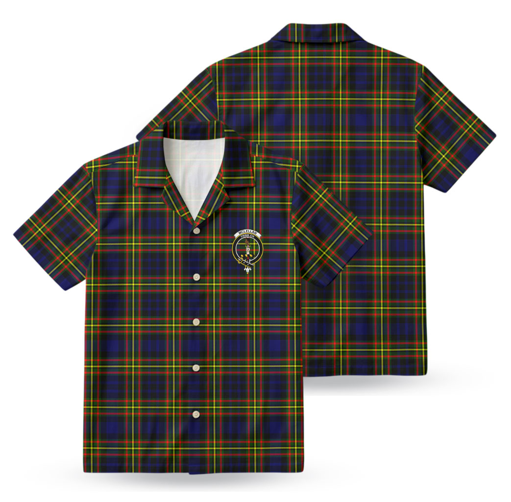 McLellan Modern Tartan Crest Hawaiian Shirt
