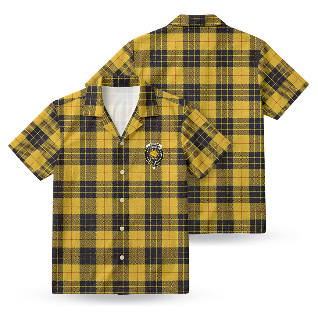 McLeod of Lewis Ancient Tartan Crest Hawaiian Shirt