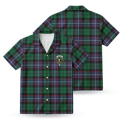 Mitchell Modern Tartan Crest Hawaiian Shirt