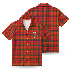 Munro Modern Tartan Crest Hawaiian Shirt