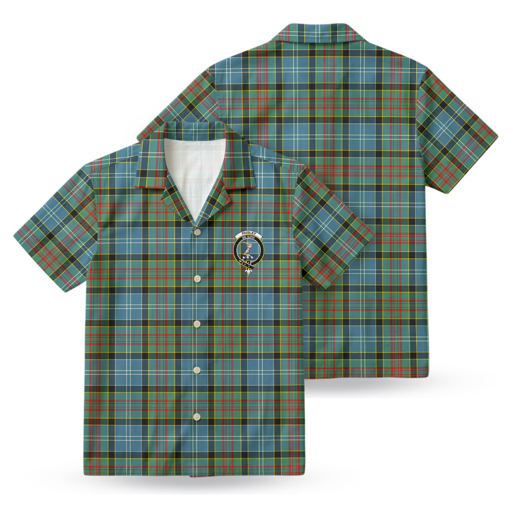 Paisley District Tartan Crest Hawaiian Shirt