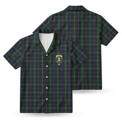 Purves Tartan Crest Hawaiian Shirt