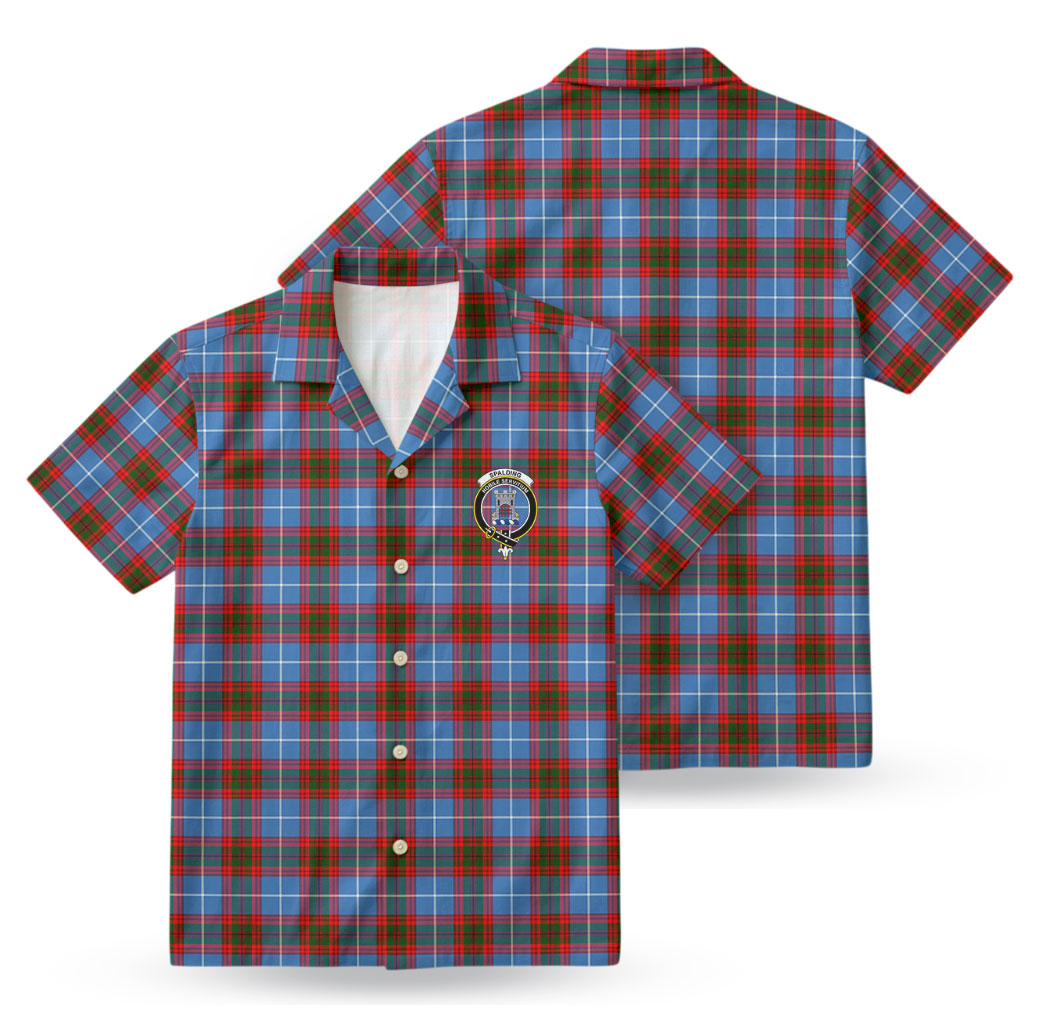 Spalding Tartan Crest Hawaiian Shirt