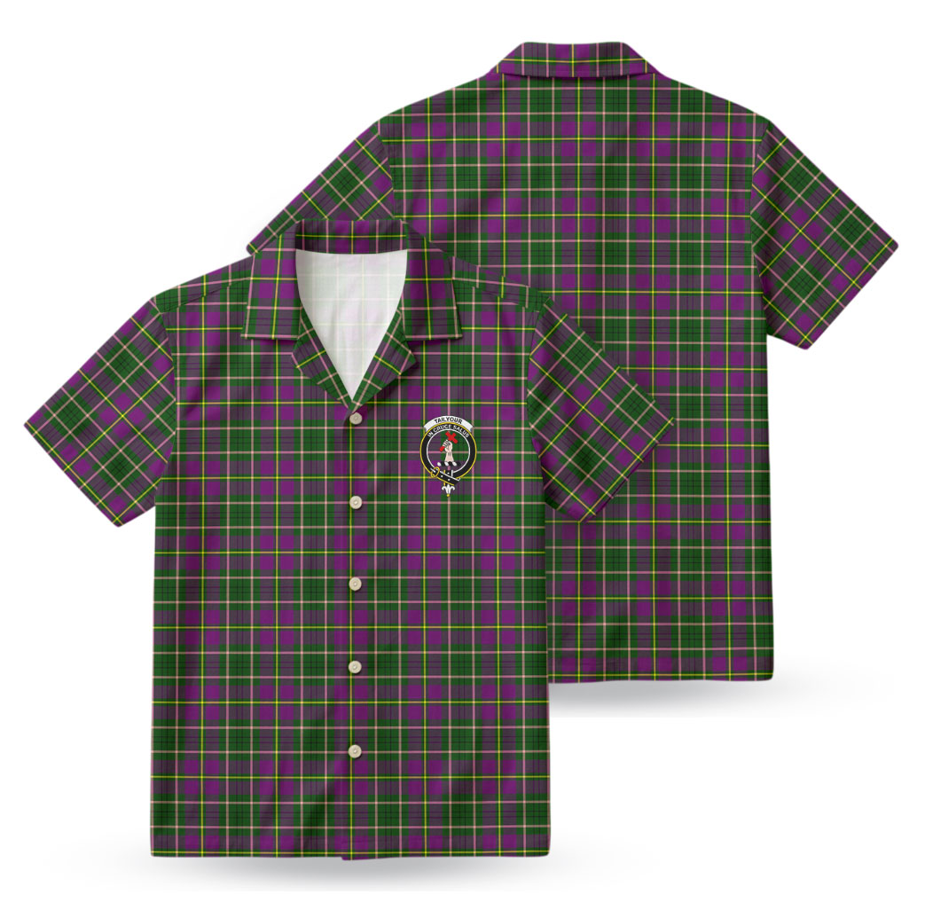 Tailyour (or Taylor) Tartan Crest Hawaiian Shirt