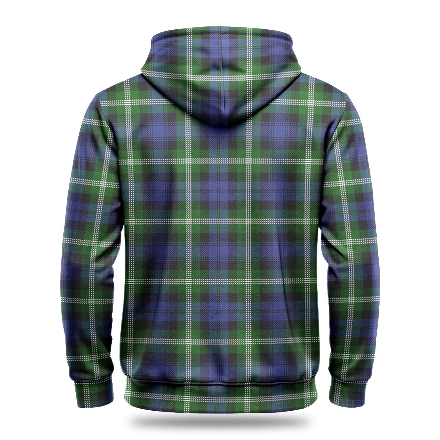 Baillie Modern Tartan Crest Hoodie