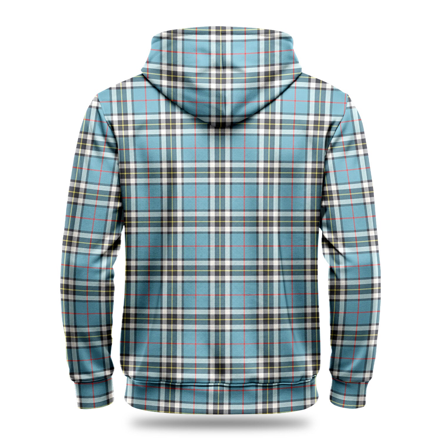 Thomson Blue Tartan Crest Hoodie