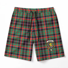 Cumming Hunting Ancient Tartan Crest Men's Beach Shorts