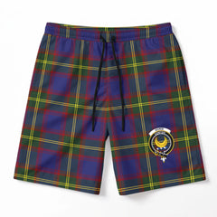 Durie Tartan Crest Men's Beach Shorts