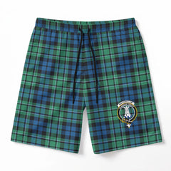 MacCallum Ancient Tartan Crest Men's Beach Shorts