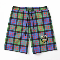 MacDonald Ancient Tartan Crest Men's Beach Shorts