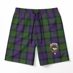 MacDonald Tartan Crest Men's Beach Shorts