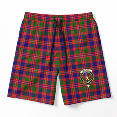 MacIntyre Modern Tartan Crest Men's Beach Shorts