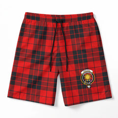 MacLeod of Raasay Tartan Crest Men's Beach Shorts