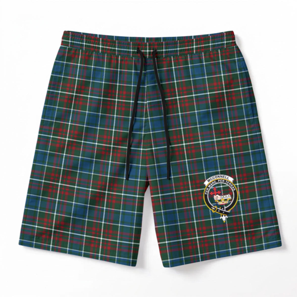 McConnell Tartan Crest Men's Beach Shorts