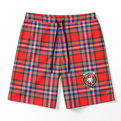McFarlane Modern Tartan Crest Men's Beach Shorts