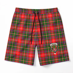 Somerville Tartan Crest Men's Beach Shorts
