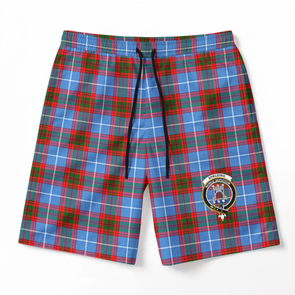 Spalding Tartan Crest Men's Beach Shorts