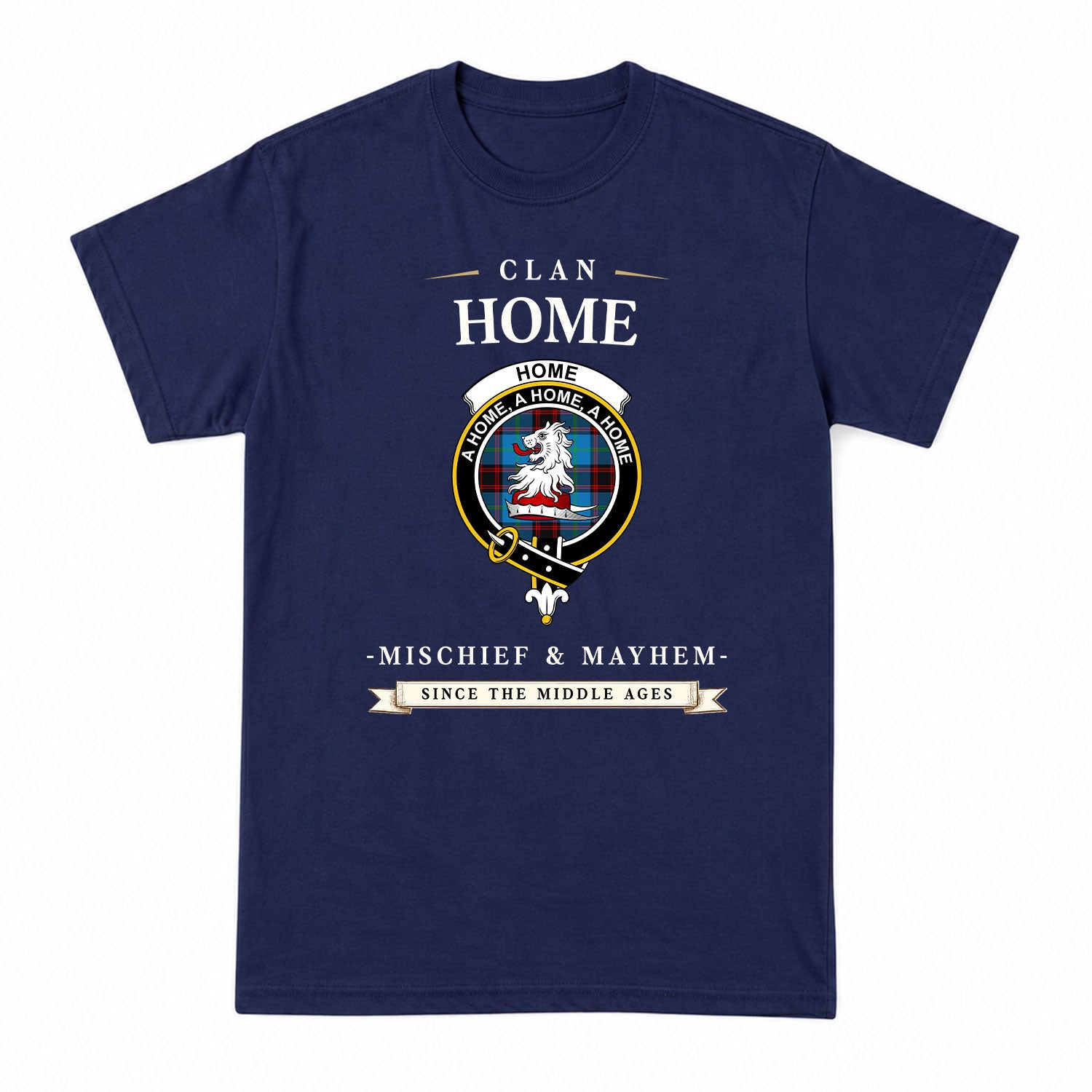Home Ancient Tartan Crest Mischief and Mayhem T-shirt