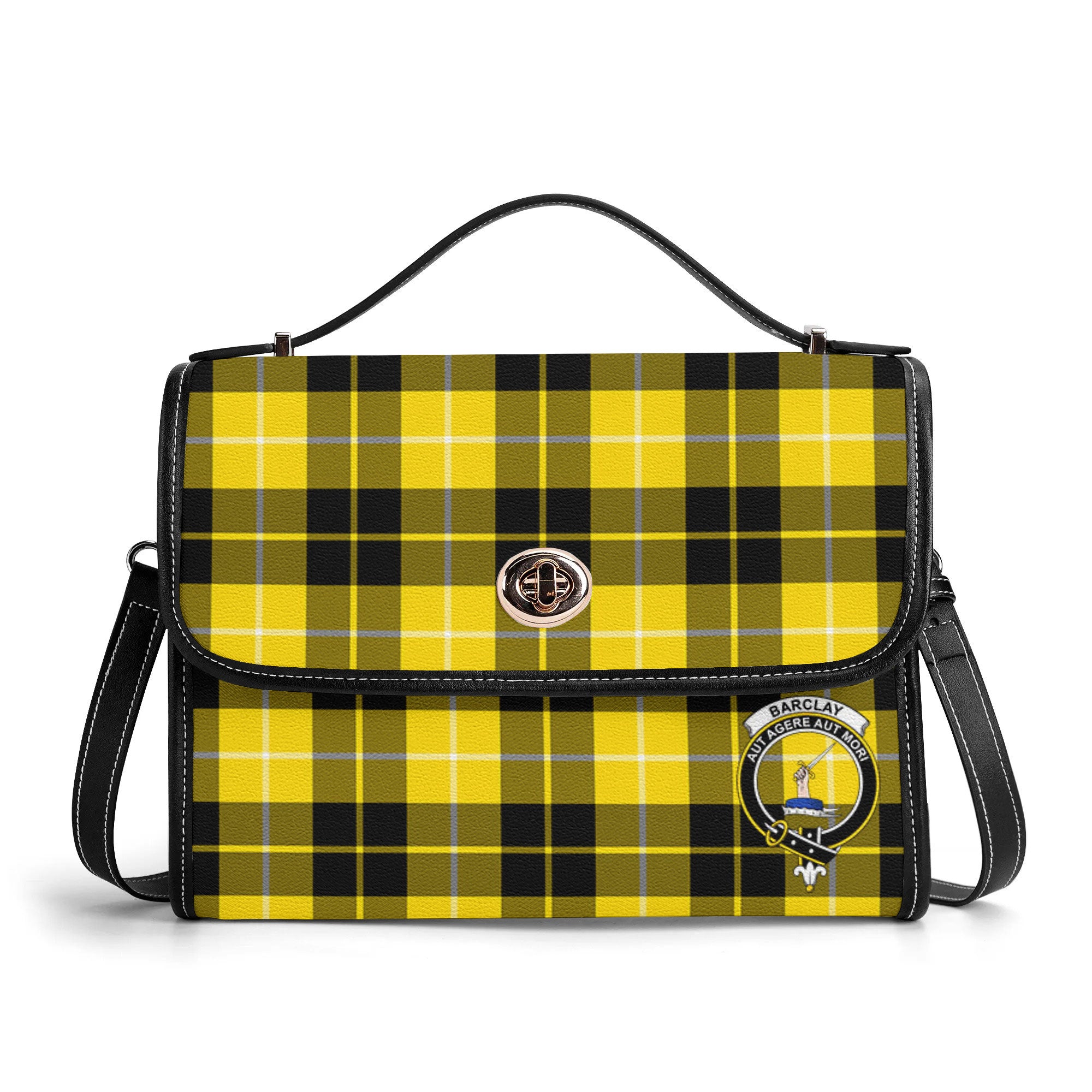 Barclay Dress Modern Tartan Crest Satchel Bag