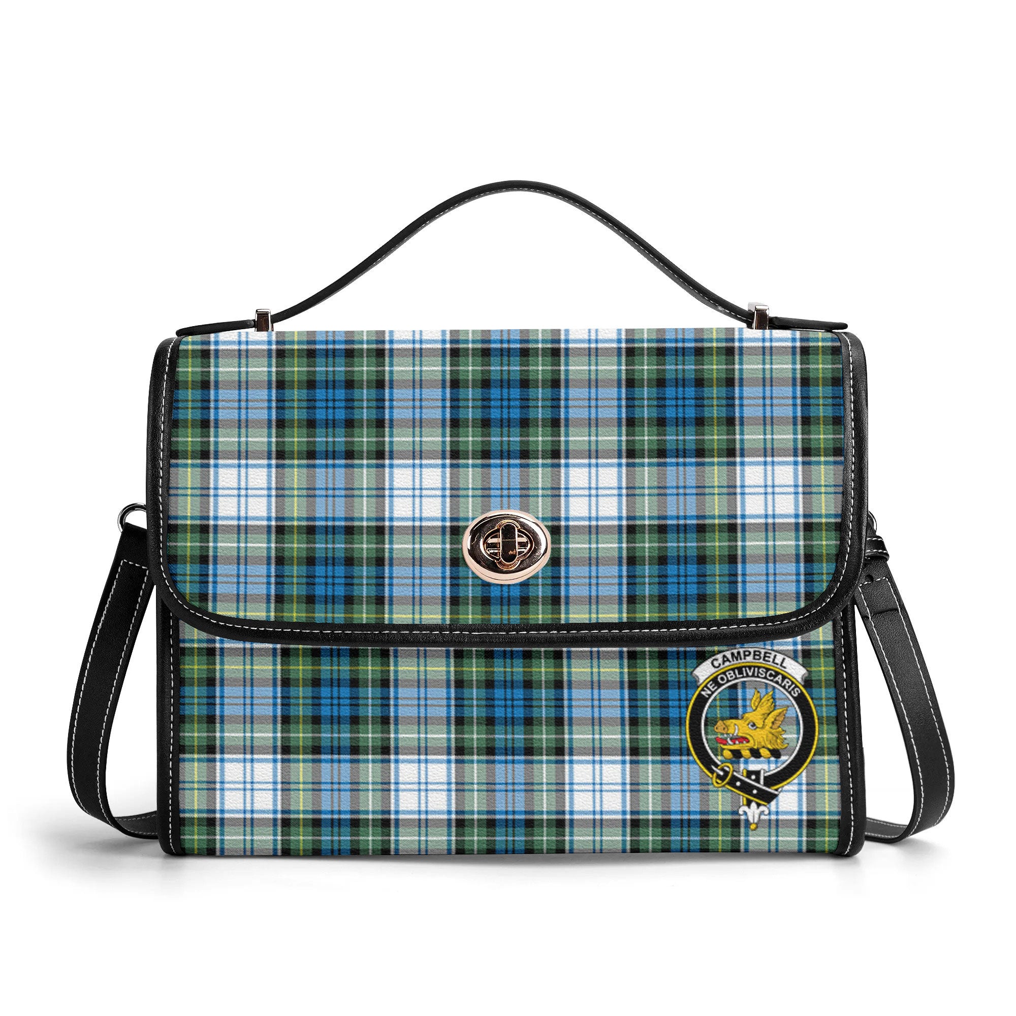 Campbell Dress Ancient Tartan Crest Satchel Bag