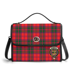 Drummond Modern Tartan Crest Satchel Bag