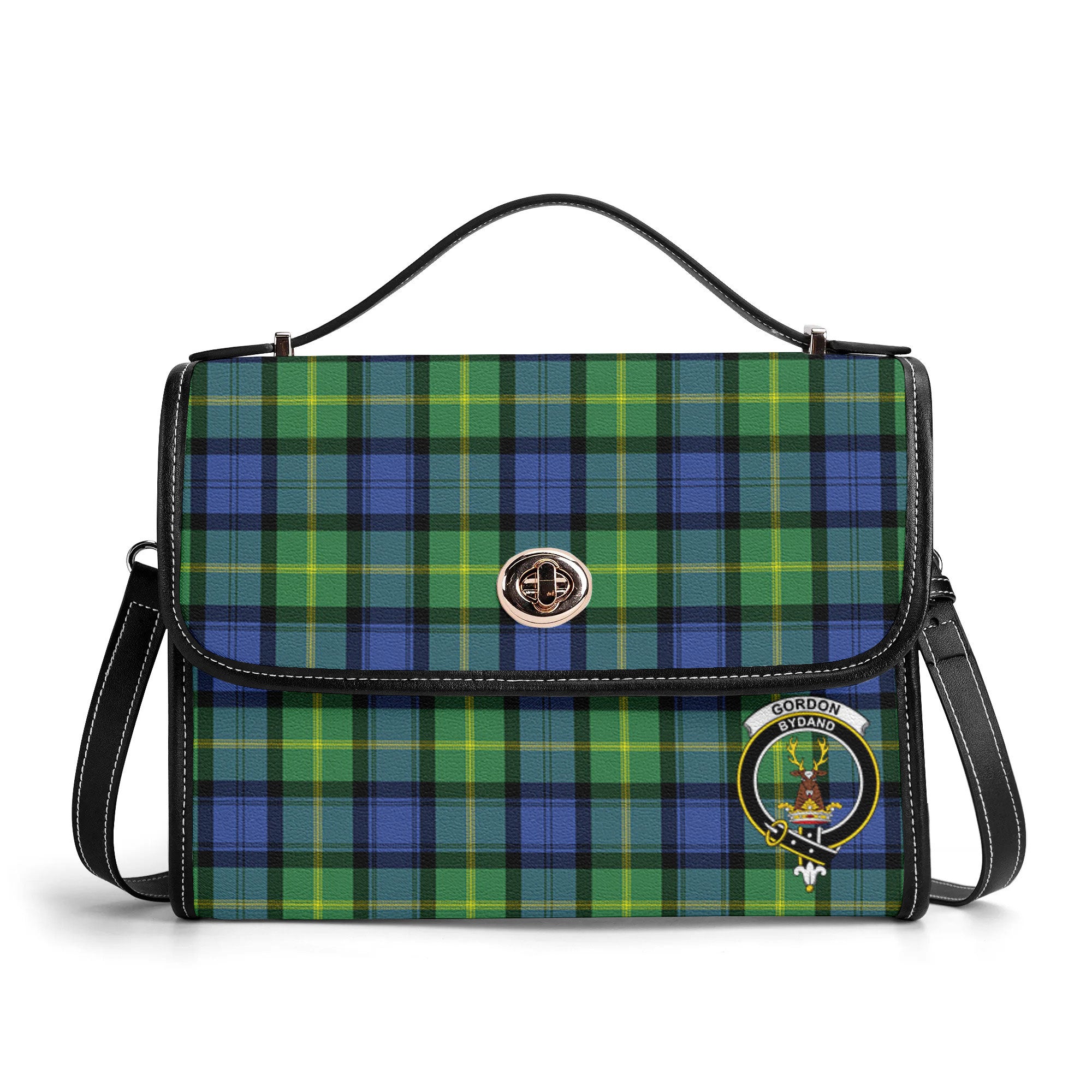Gordon Old Ancient Tartan Crest Satchel Bag