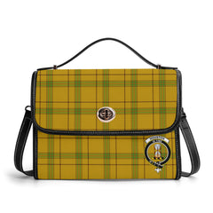 Houston Tartan Crest Satchel Bag