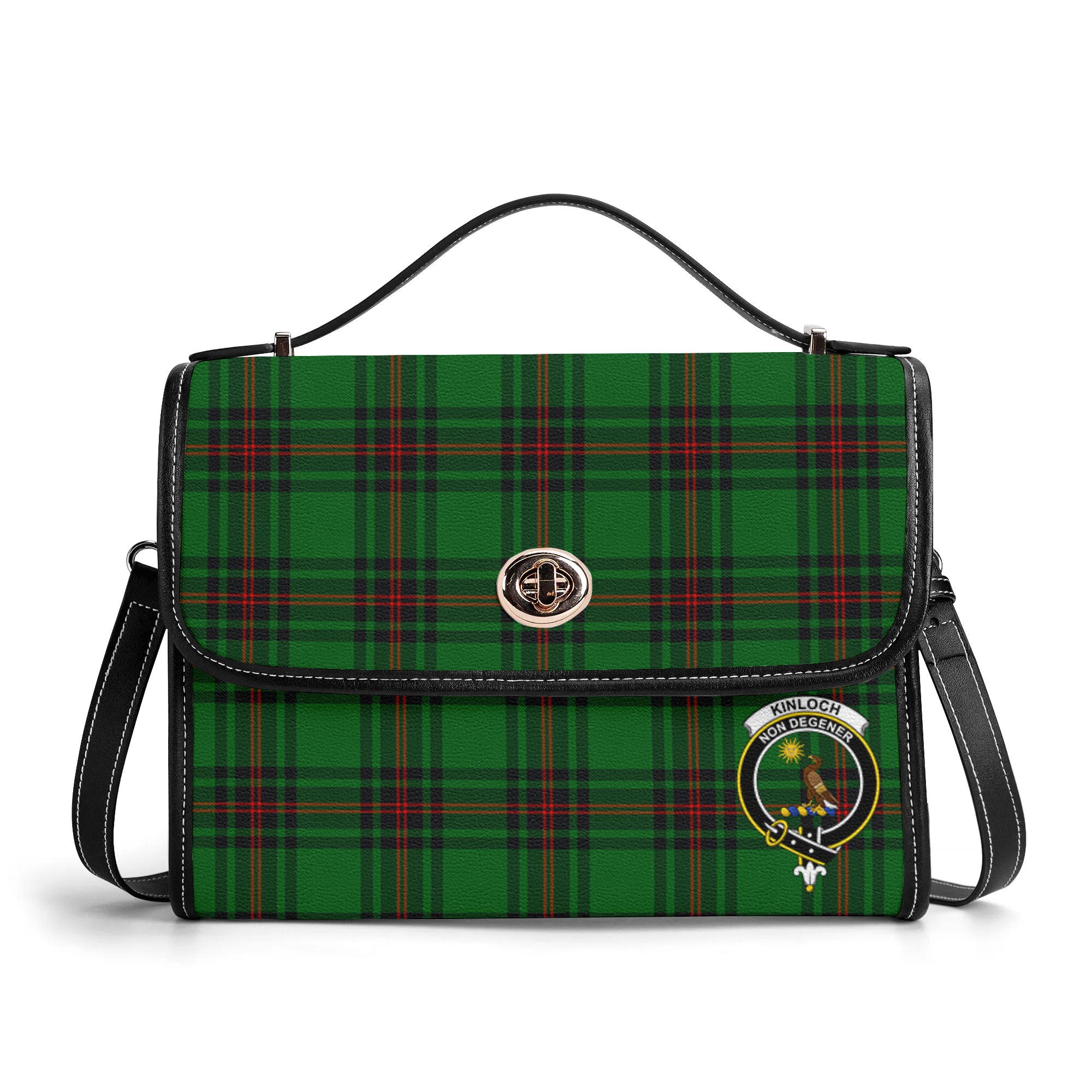 Kinloch Tartan Crest Satchel Bag