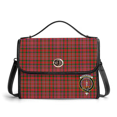 MacAlister Modern Tartan Crest Satchel Bag