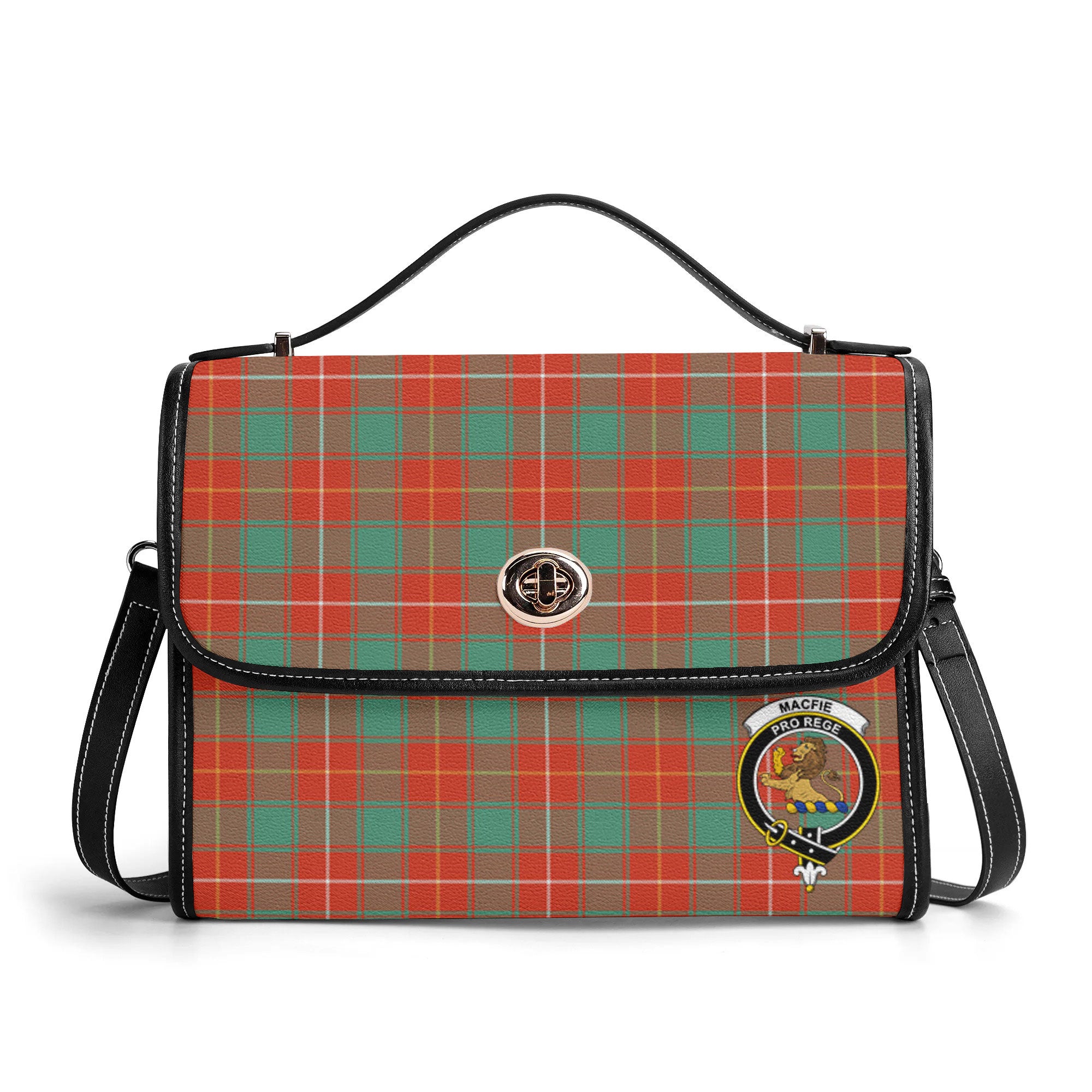 MacFie Ancient Tartan Crest Satchel Bag