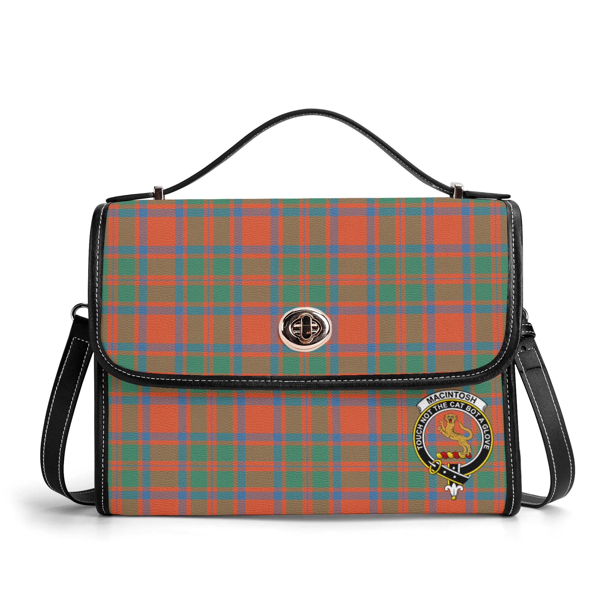 MacIntosh Ancient Tartan Crest Satchel Bag
