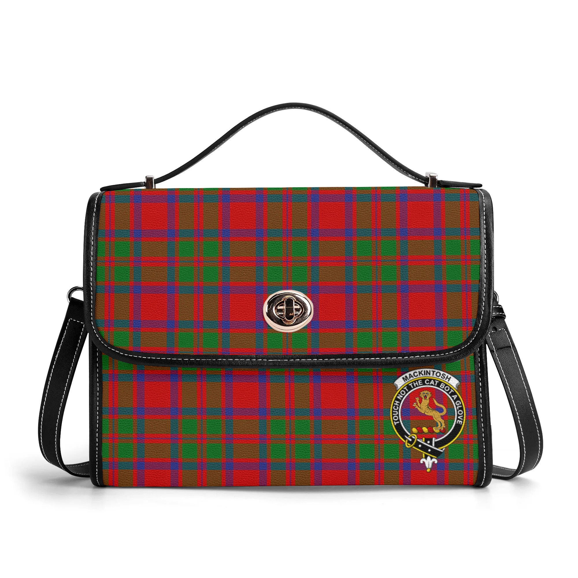 MacKintosh Modern Tartan Crest Satchel Bag