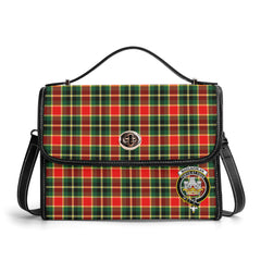 MacLachlan Hunting Modern Tartan Crest Satchel Bag