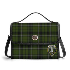 MacLean Hunting Tartan Crest Satchel Bag