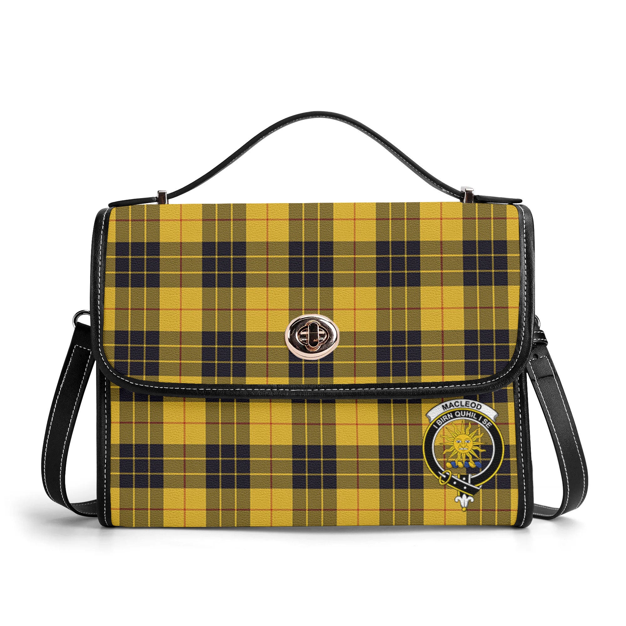 MacLeod of Lewis Ancient Tartan Crest Satchel Bag