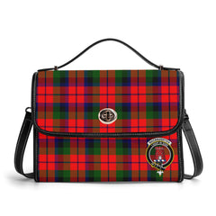 MacNaughten Tartan Crest Satchel Bag