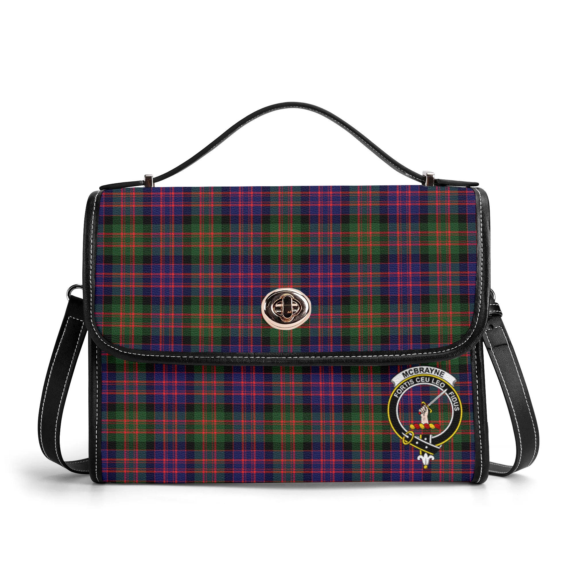 McBrayne Tartan Crest Satchel Bag