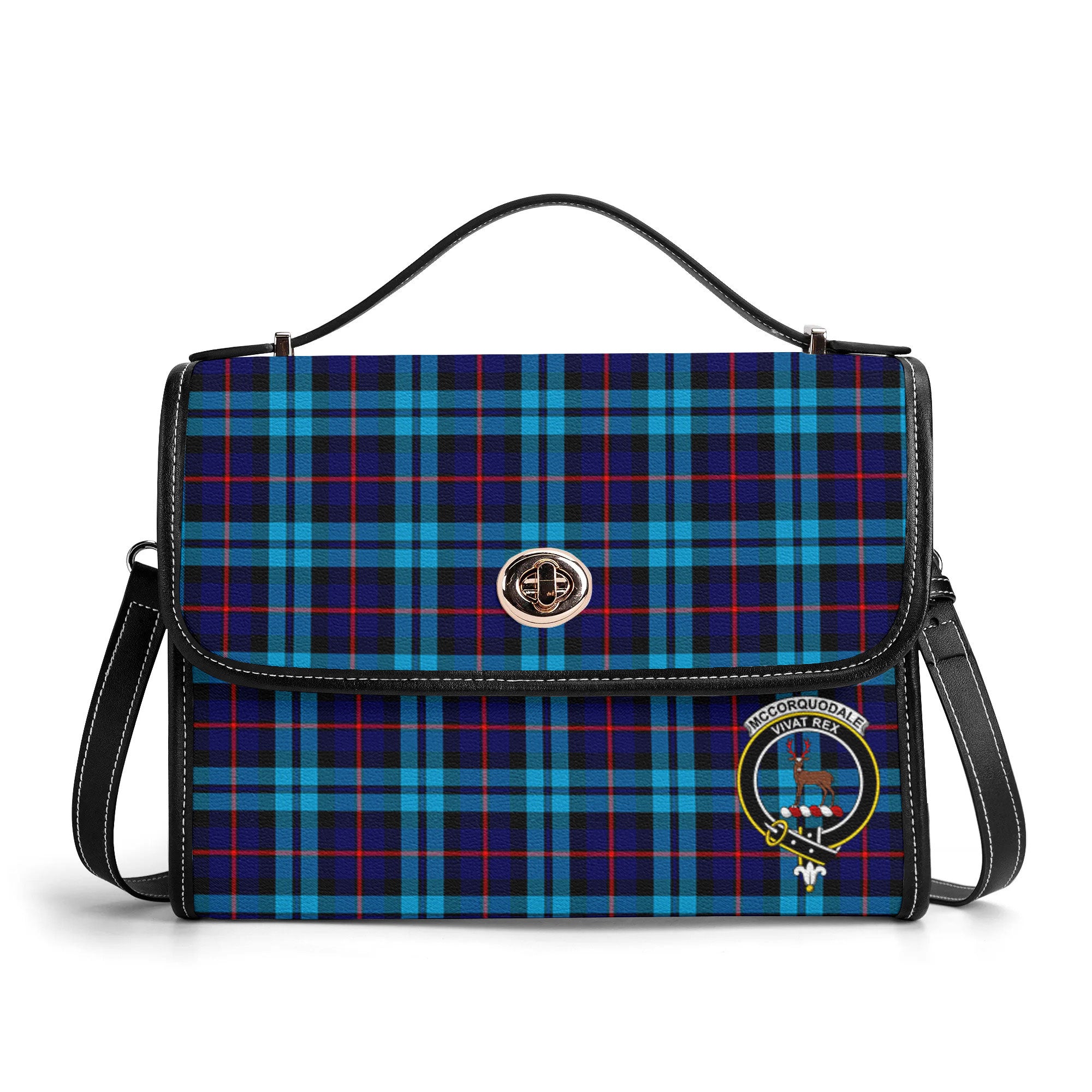 McCorquodale Tartan Crest Satchel Bag