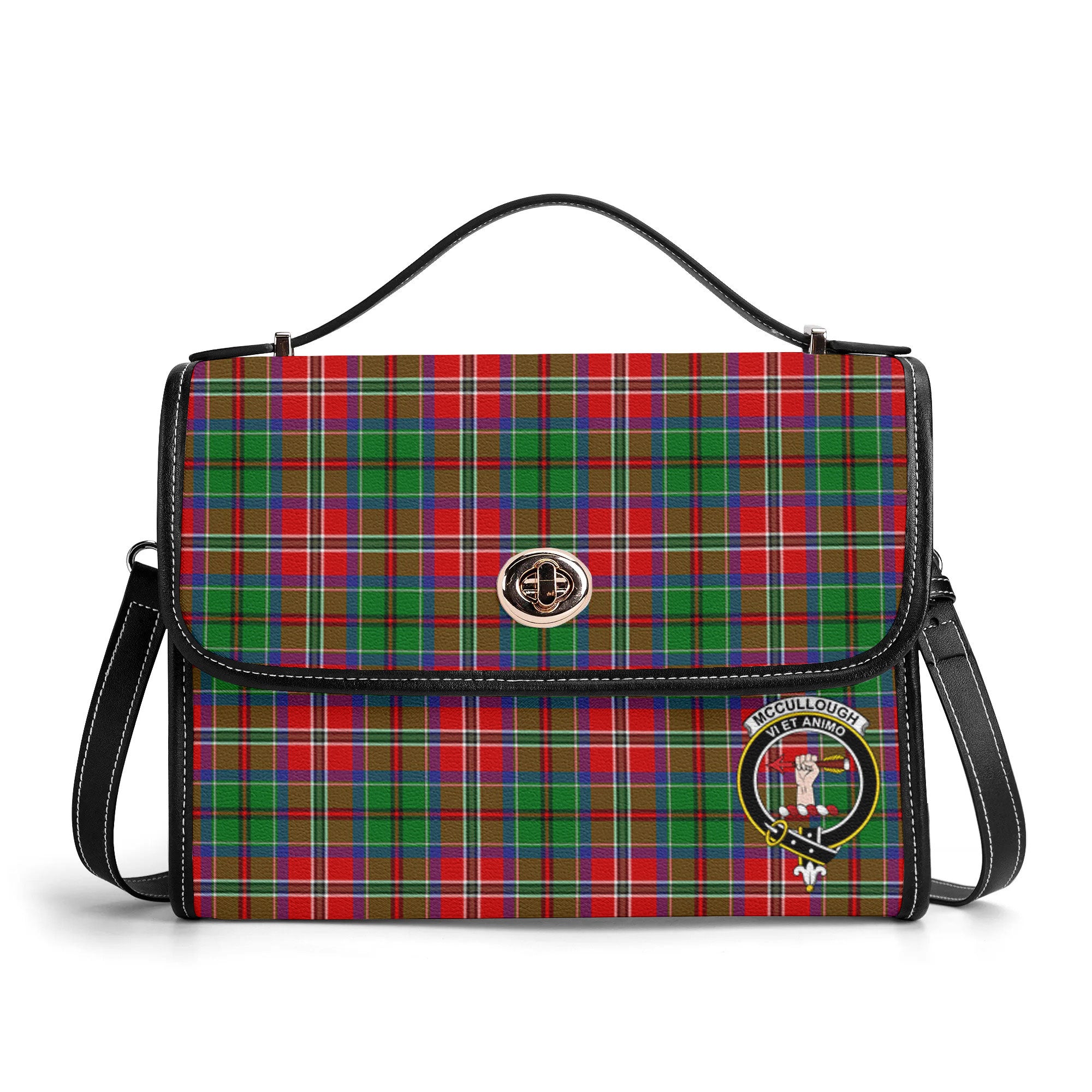 McCullough Tartan Crest Satchel Bag