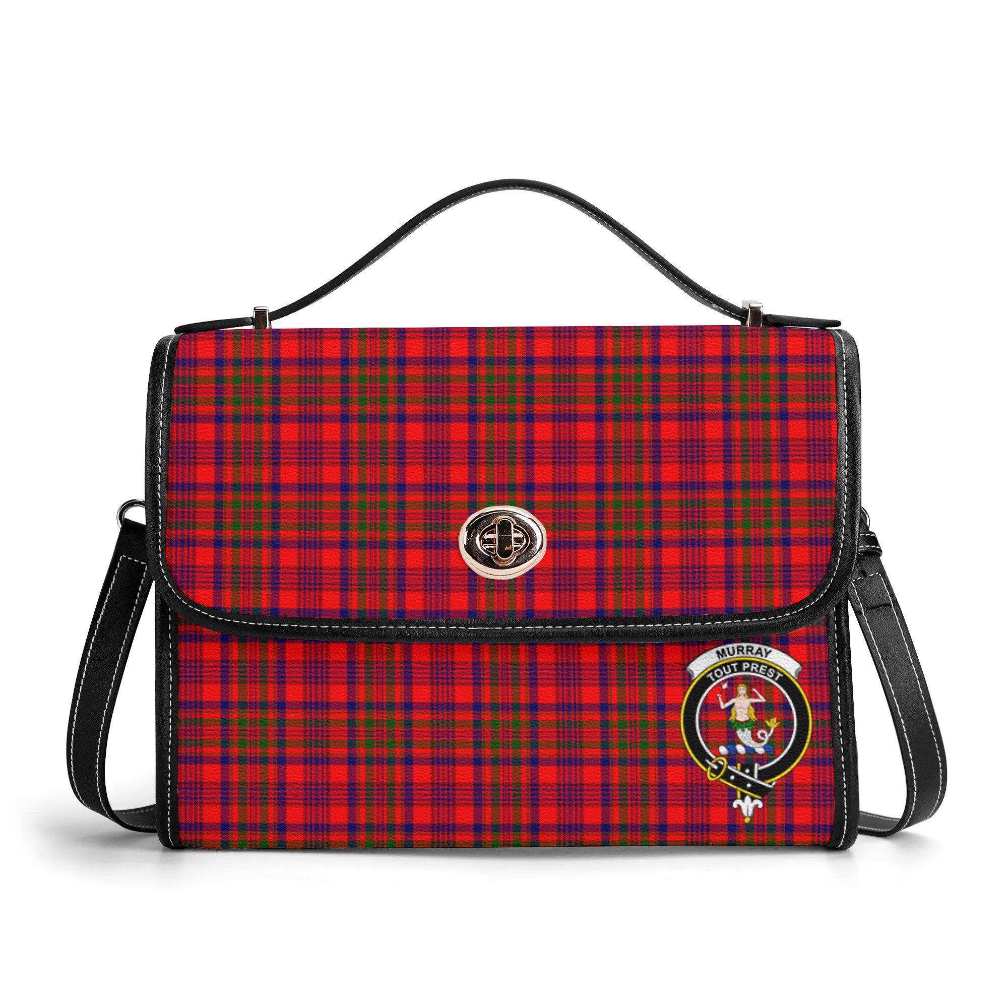 Murray (of Dysart) Tartan Crest Satchel Bag