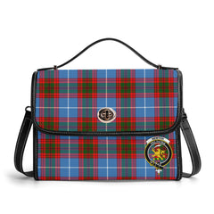 Newton Tartan Crest Satchel Bag