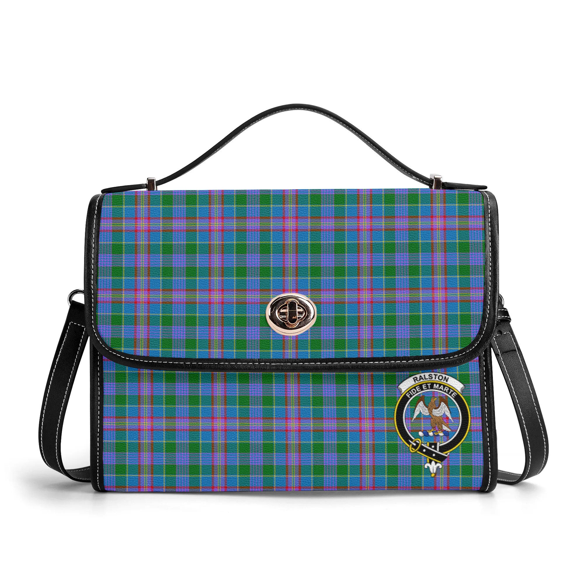Ralston Tartan Crest Satchel Bag