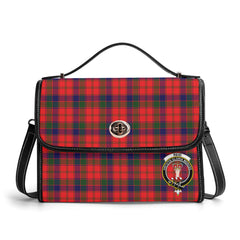 Reid Modern Tartan Crest Satchel Bag