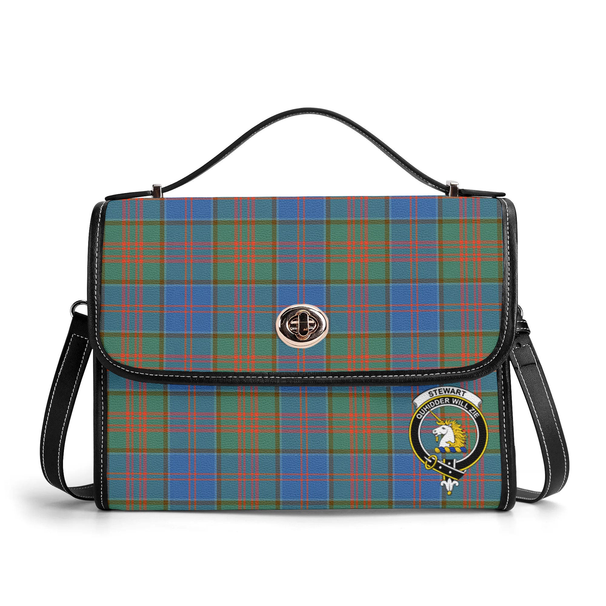 Stewart of Appin Hunting Ancient Tartan Crest Satchel Bag