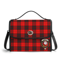 Wemyss Modern Tartan Crest Satchel Bag
