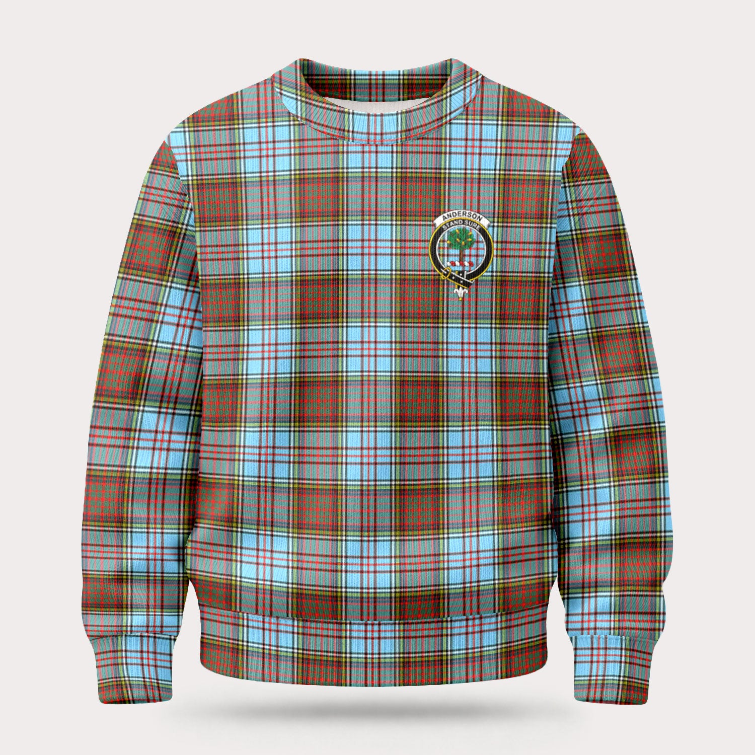 Anderson Ancient Tartan Crest Sweater
