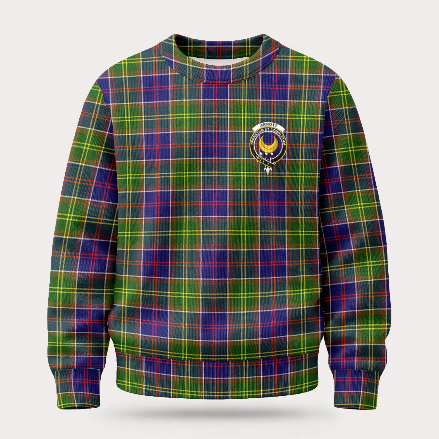 Arnott Tartan Crest Sweater