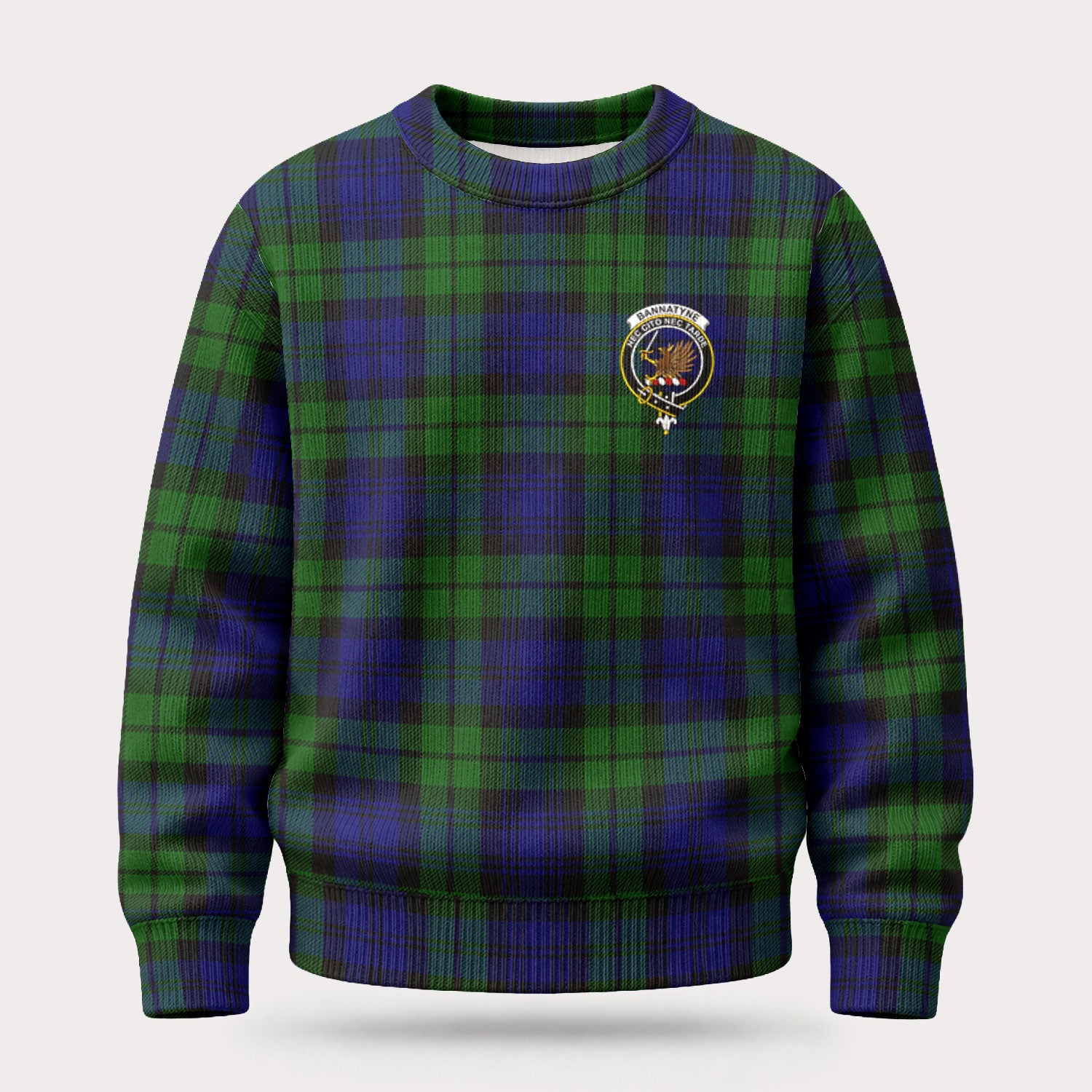 Bannatyne Tartan Crest Sweater